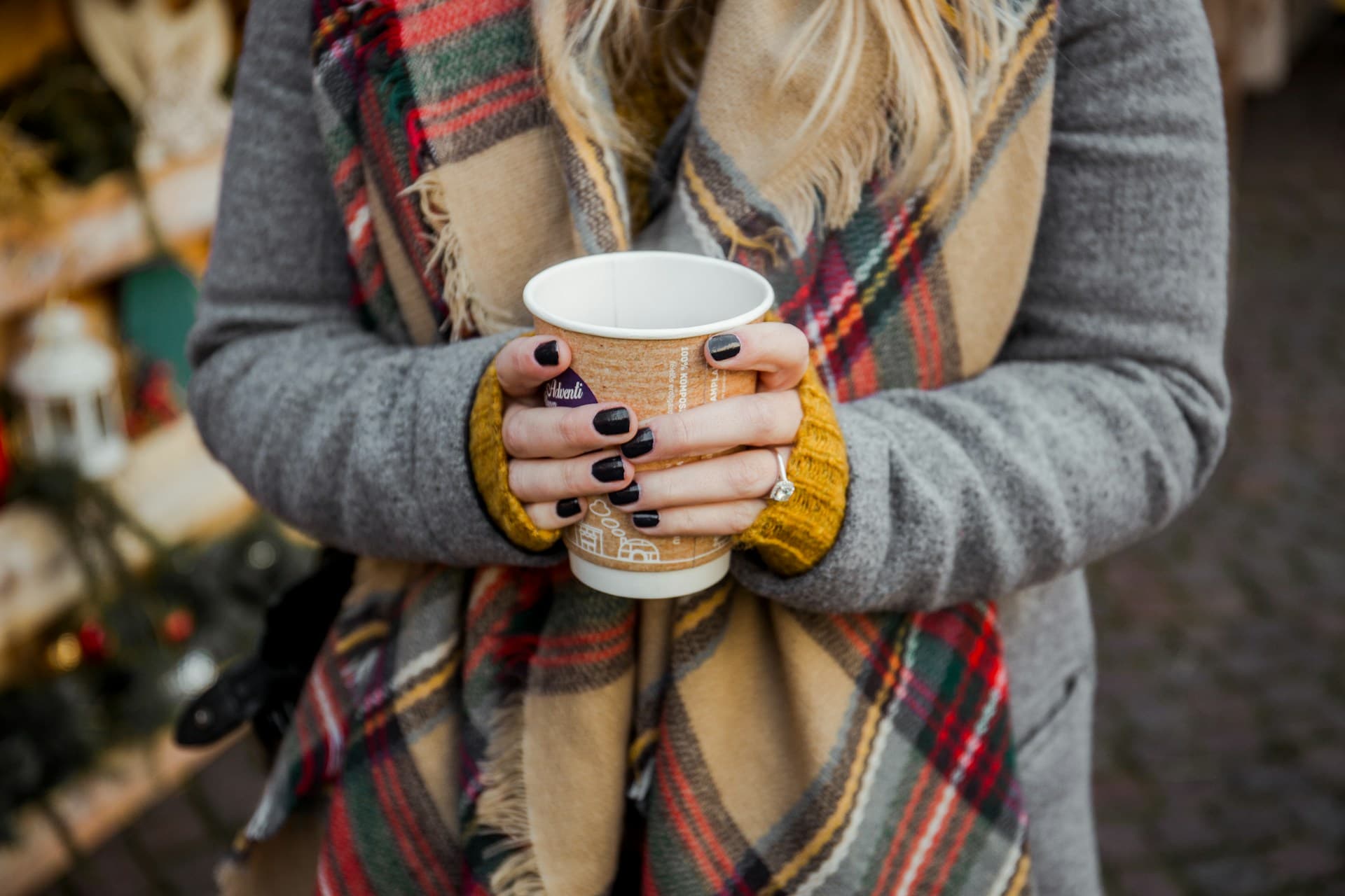 Glühwein beim Winterleuchten Event