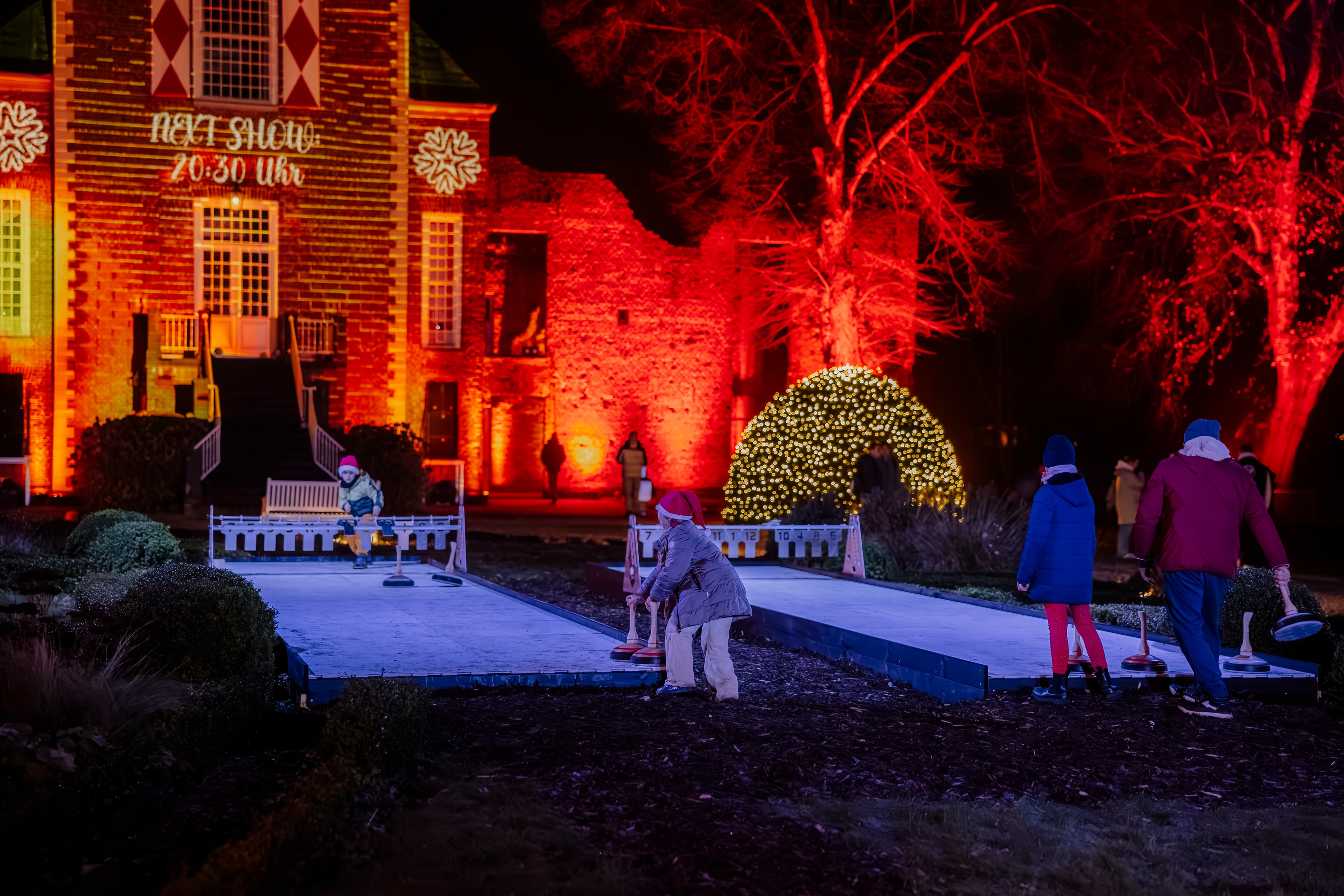 Eisstockschießen beim Winterleuchten Event